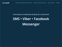 Tablet Screenshot of messageok.com
